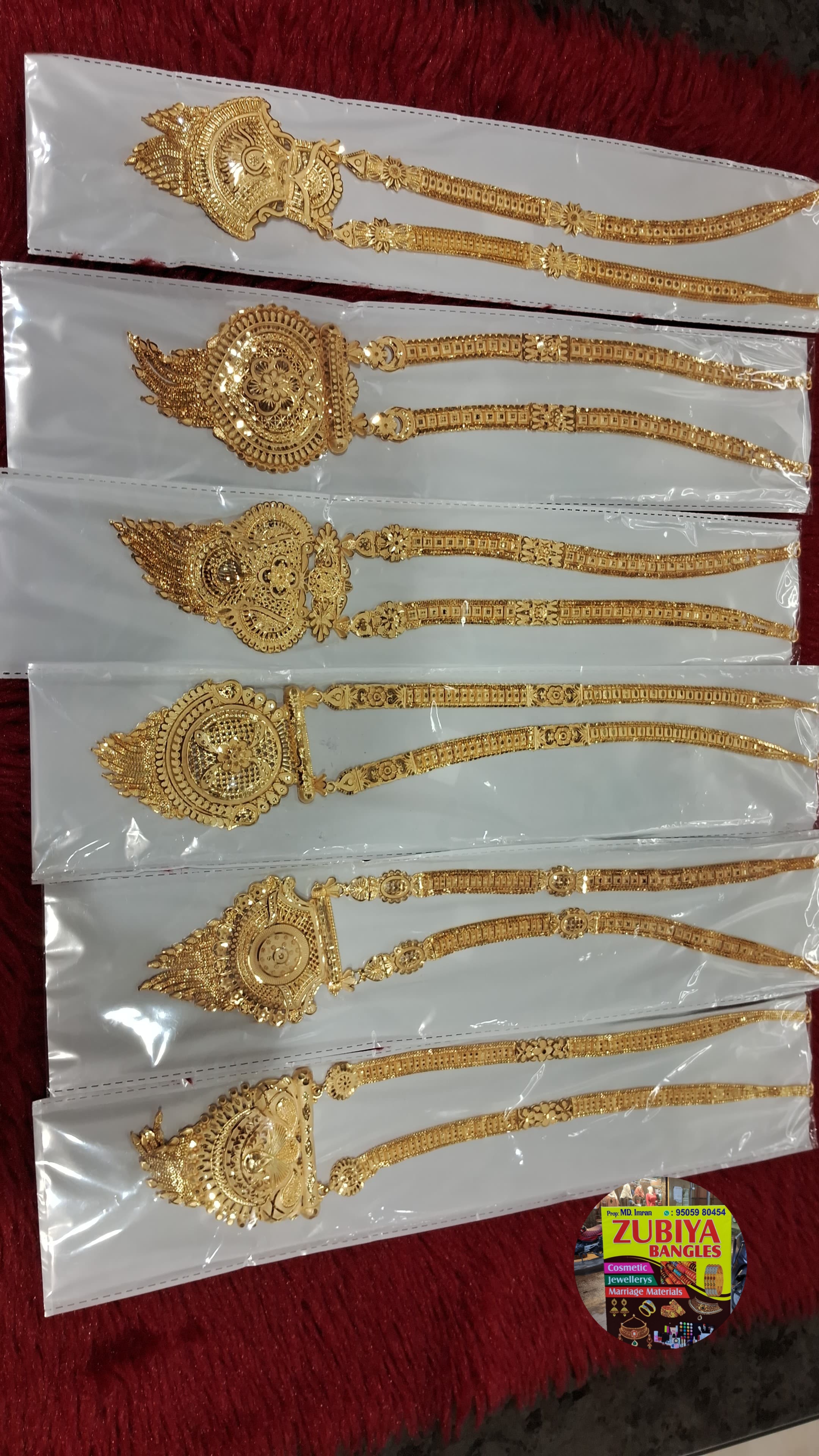 1gram design long sets + gold pasa