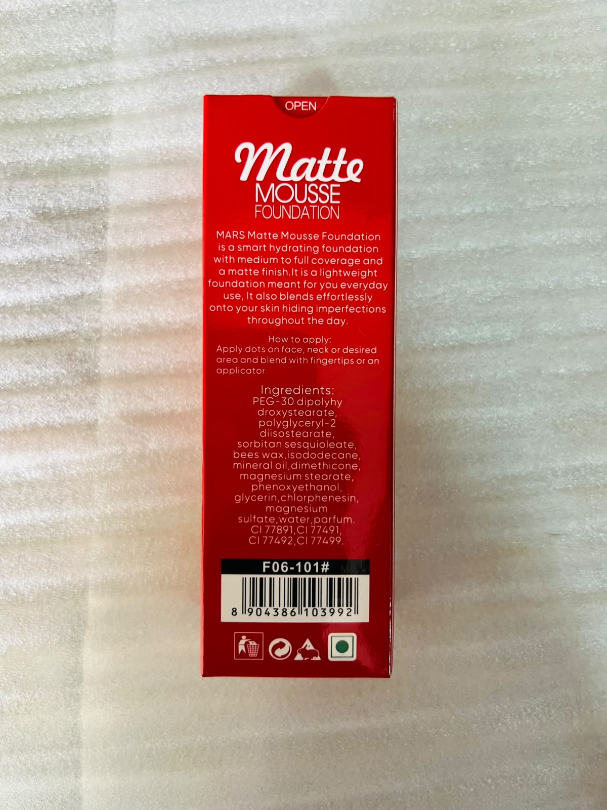 MARS MOUSSE FONDATION