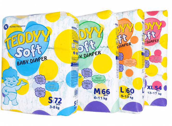 Teddy soft diapers