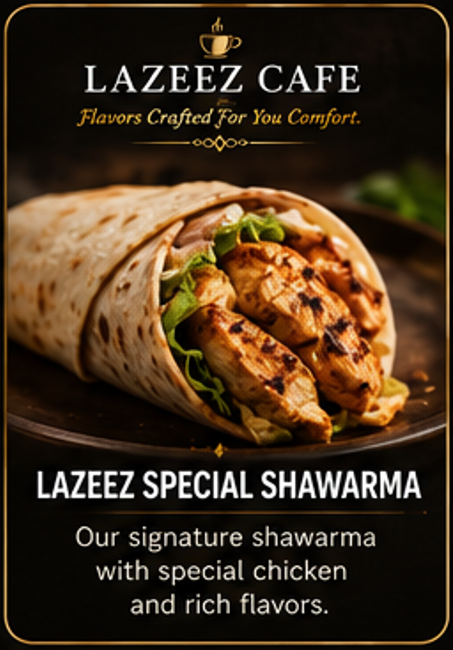 LAZEEZ SPECIAL SHAWARMA