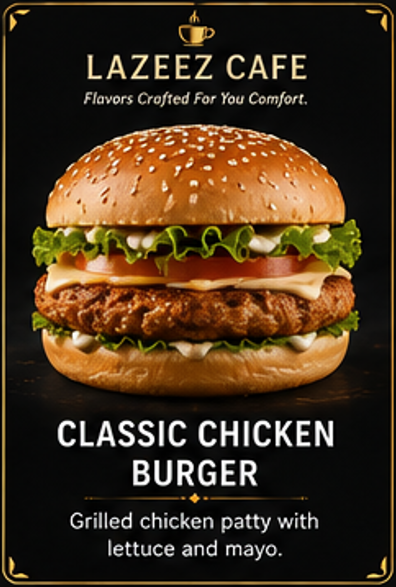 CLASSIC CHICKEN BURGER