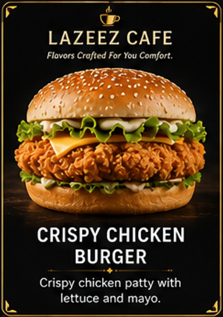 CRISPY CHICKEN BURGER