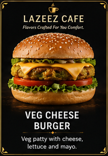 VEG CHEESE BURGER