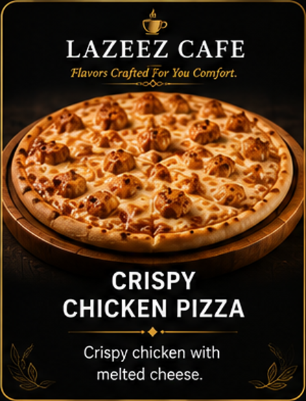 CRISPY CHICKEN PIZZA