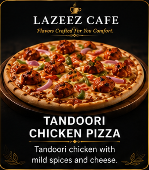 TANDOORI CHICKEN PIZZA