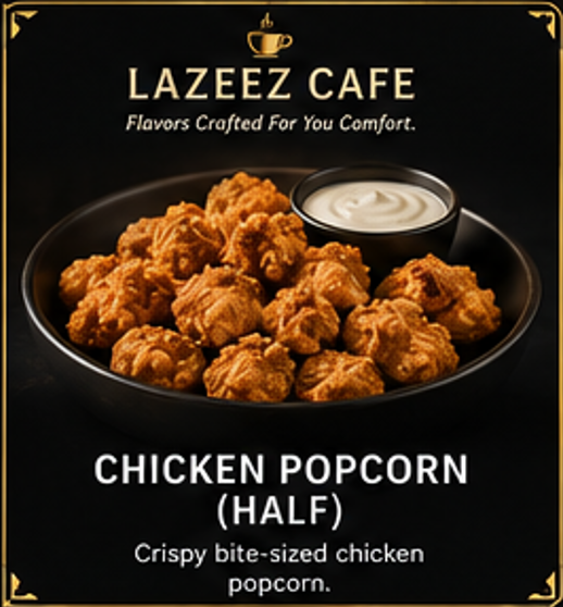 CHICKEN POPCORN (HALF)