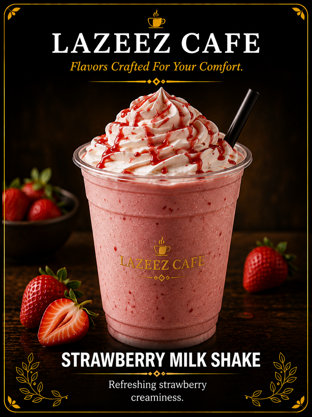 STRAWBERRY MILK SHAKE