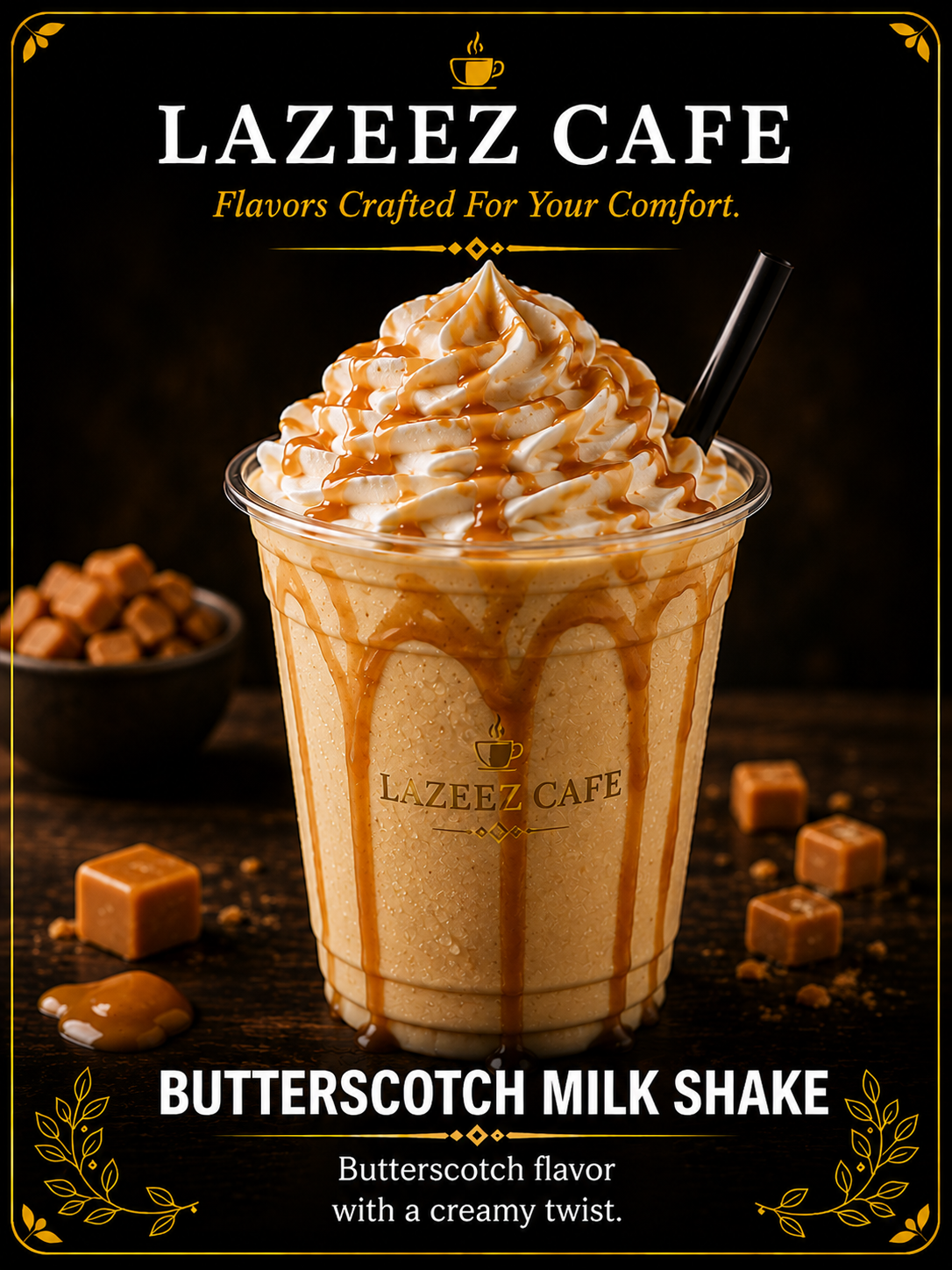BUTTERSCOTCH MILK SHAKE