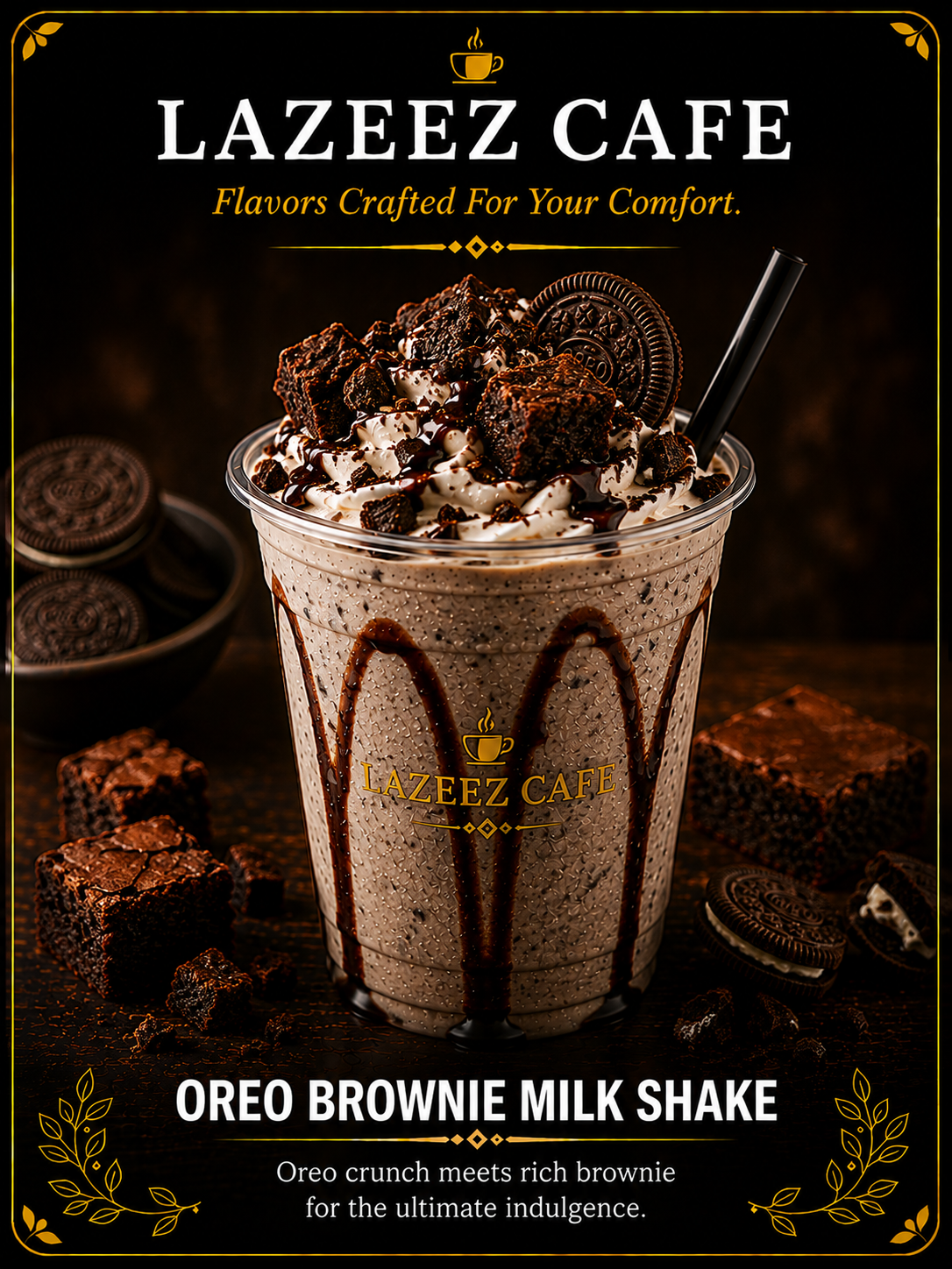 OREO BROWNIE MILK SHAKE