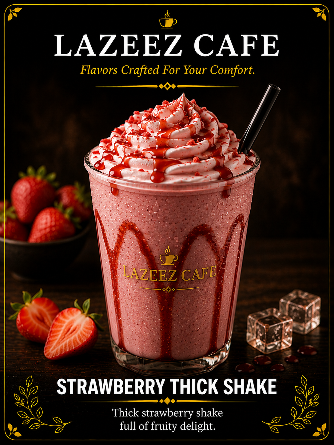 STRAWBERRY THICK SHAKE
