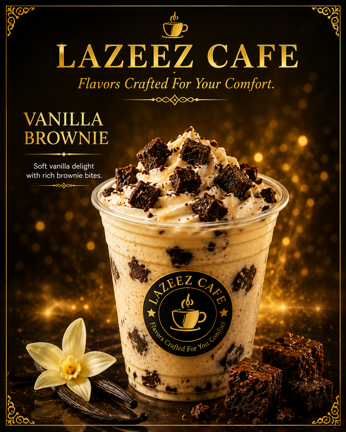 VANILLA BROWNIE