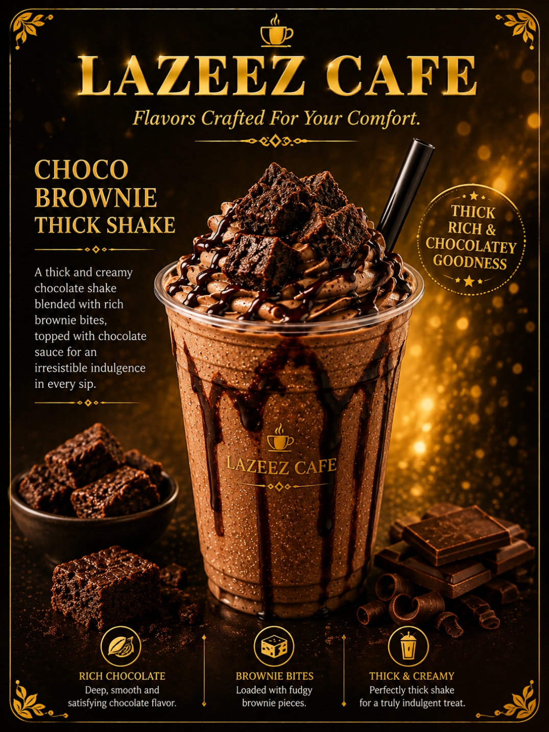 CHOCO BROWNIE THICK SHAKE