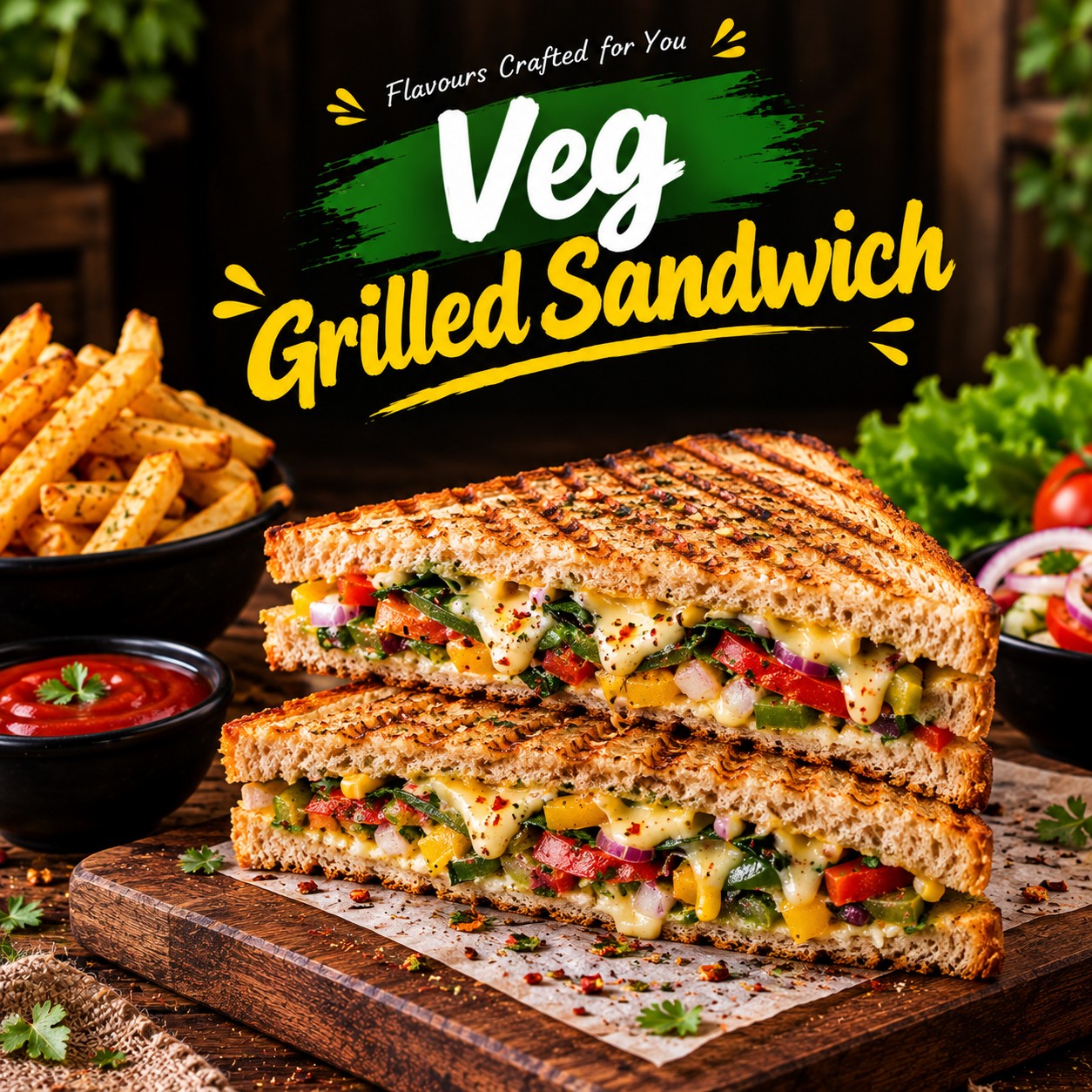 VEG GRILLED SANDWICH