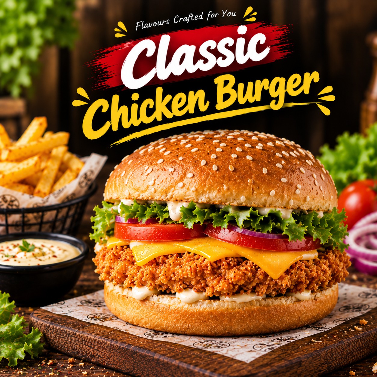 CLASSIC CHICKEN BURGER