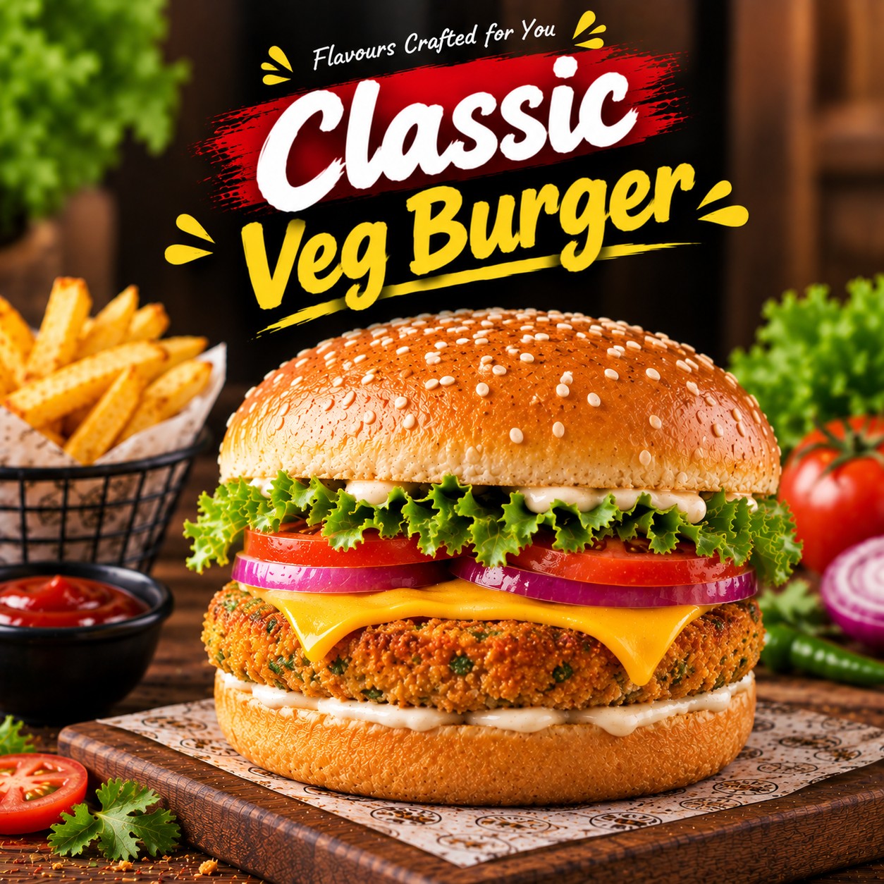 CLASSIC VEG BURGER