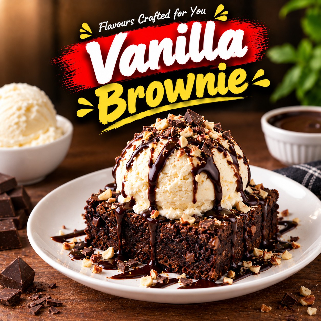 VANILLA BROWNIE