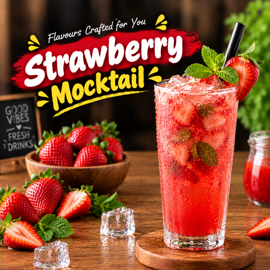 STRAWBERRY (MOCKTAIL DRINK)